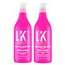 Kit Lokenzzi Intensifique Shampoo 1l + Máscara Big Shot 1l