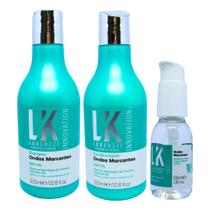 Kit Lokenzzi Ondas Marcantes Shampoo + Condicionador + Serum