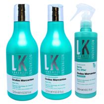 Kit Lokenzzi Ondas Marcantes Shampoo + Condicionador + Spray