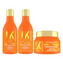 Kit Lokenzzi Proqueratin Shampoo Condicionador Mascara Kit Lokenzzi Proqueratin Shampoo Condicionador Mascara