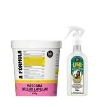 Kit Lola A Fórmula com Máscara 450ml e Liso Leve e Solto Spray 200ml Kit Lola A Fórmula com Máscara 450ml e Liso Leve e Solto Spray 200ml