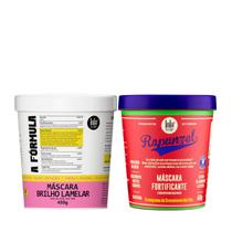 Kit Lola A Fórmula com Máscara 450ml e Rapunzel Máscara 450ml Kit Lola A Fórmula com Máscara 450ml e Rapunzel Máscara 450ml