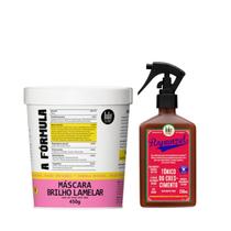 Kit Lola A Fórmula com Máscara 450ml e Rapunzel Tônico 250ml Kit Lola A Fórmula com Máscara 450ml e Rapunzel Tônico 250ml