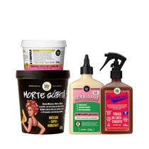 Kit Lola A Fórmula Máscara 100ml + Morte Súbita Máscara + Densidade Acidificante + Rapunzel Tônico Kit Lola A Fórmula Máscara 100ml + Morte Súbita Máscara + Densidade Acidificante + Rapunzel Tônico