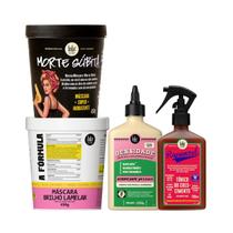 Kit Lola A Fórmula Máscara 450ml + Morte Súbita Máscara + Densidade Acidificante + Rapunzel Tônico Kit Lola A Fórmula Máscara 450ml + Morte Súbita Máscara + Densidade Acidificante + Rapunzel Tônico