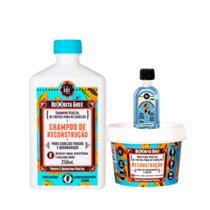 Kit Lola Bemdita Ghee Reconstrução Sh 250ml + Masc 100ml + Danos Vorazes Óleo 50ml Kit Lola Bemdita Ghee Reconstrução Sh 250ml + Masc 100ml + Danos Vorazes Óleo 50ml
