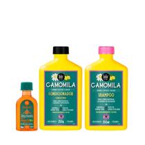 Kit Lola Camomila Sh 250ml + Cond 250ml + Pinga! Óleo Cenoura e Oliva 50ml