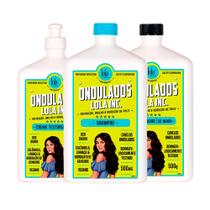 Kit Lola Cosmectic Ondulados Shampoo e Creme Texturizador e Condicionador