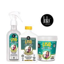 Kit Lola Cosmetics Completo Liso Leve e Solto Anti Frizz