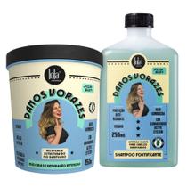 Kit Lola Cosmetics Danos Vorazes Shampoo250ml + Máscara 450ml Kit Lola Cosmetics Danos Vorazes Shampoo250ml + Máscara 450ml