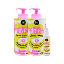 Kit Lola Cosmetics Plot Twist - Creme Modelador 480g e Gel Modelador 480g e Óleo Capilar 90ml