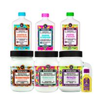 Kit Lola Cronograma Bemdita Ghee 3x Sh + 3x Masc 350ml + Pinga! Óleo Pataúa e Moringa 50ml Kit Lola Cronograma Bemdita Ghee 3x Sh + 3x Masc 350ml + Pinga! Óleo Pataúa e Moringa 50ml