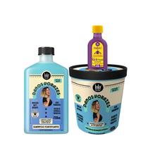 Kit Lola Danos Vorazes Sh 250ml + Masc 450ml + Pinga! Óleo Açaí e Pracaxi 50ml