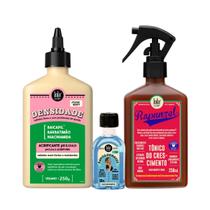 Kit Lola Densidade Acidificante + Rapunzel Tonico + Danos Vorazes Óleo