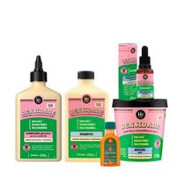 Kit Lola Densidade Sh + Mascara + Acidificante + Tônico Noturno + Pinga! Óleo Cenoura e Oliva