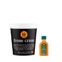 Kit Lola Dream Cream Masc 200ml + Pinga! Óleo Cenoura e Oliva 50ml