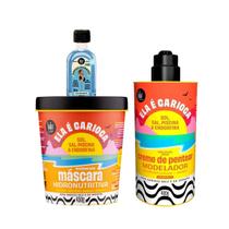 Kit Lola Ela é Carioca Masc 450ml + Cpp 3ABC 480ml + Danos Vorazes Óleo Reparador 50ml