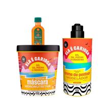 Kit Lola Ela é Carioca Masc 450ml + Cpp 3ABC 480ml + Pinga! Óleo Cenoura e Oliva 50ml