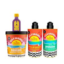 Kit Lola Ela é Carioca Masc 450ml + Cpp 4ABC 480ml + Proteína 500ml + Pinga! Óleo Açaí e Pracaxi Kit Lola Ela é Carioca Masc 450ml + Cpp 4ABC 480ml + Proteína 500ml + Pinga! Óleo Açaí e Pracaxi