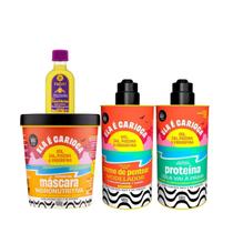 Kit Lola Ela é Carioca Masc 450ml + Cpp 4ABC 480ml + Proteína 500ml + Pinga! Óleo Pataúa e Moringa
