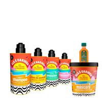 Kit Lola Ela é Carioca Sh + Cond + Masc + Cpp 3ABC + Proteína + Pinga! Óleo Cenoura e Oliva