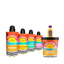 Kit Lola Ela é Carioca Sh + Cond + Masc + Cpp 3ABC + Proteína + Pinga! Óleo Pataúa e Moringa