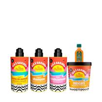 Kit Lola Ela é Carioca Shampoo + Condicionador + Mascara + Cpp 3ABC + Pinga! Óleo Cenoura e Oliva