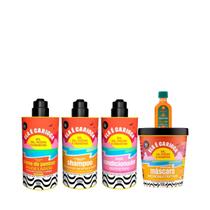 Kit Lola Ela é Carioca Shampoo + Condicionador + Mascara + Cpp 4ABC + Pinga! Óleo Cenoura e Oliva