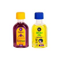 Kit Lola From Rio - Leave-In Argan Oil 50ml + Óleo Pinga! Açai & Pracaxi 50ml