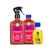 Kit Lola From Rio - Leave-In Argan Oil 50ml + Shampoo Rapunzel 250ml + Tônico Rapunzel 250ml