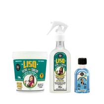 Kit Lola Liso Leve e Solto Masc 230ml + Spray 200ml + Danos Vorazes Óleo Reparador 50ml Kit Lola Liso Leve e Solto Masc 230ml + Spray 200ml + Danos Vorazes Óleo Reparador 50ml