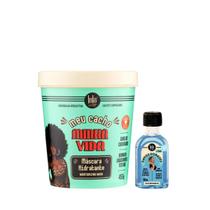 Kit Lola Meu Cacho Minha Vida Masc 450ml + Danos Vorazes Óleo Reparador 50ml