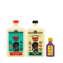 Kit Lola Meu Cacho Minha Vida Sh 500ml + Cond 500ml + Pinga! Óleo Açaí e Pracaxi 50ml
