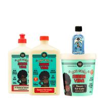Kit Lola Meu Cacho Minha Vida Sh 500ml + Masc 450ml + Cpp 500ml + Danos Vorazes Óleo Reparador 50ml Kit Lola Meu Cacho Minha Vida Sh 500ml + Masc 450ml + Cpp 500ml + Danos Vorazes Óleo Reparador 50ml