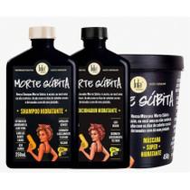 Kit Lola Morte Súbita com Shampoo, Condicionador e Mascara Hidratação Completa e Reparação Total
