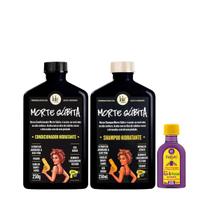 Kit Lola Morte Súbita Sh 250ml + Cond 250ml + Pinga! Óleo Açaí e Pracaxi 50ml