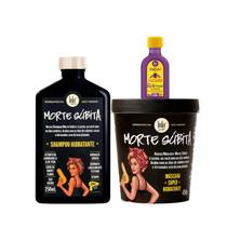 Kit Lola Morte Súbita Sh 250ml + Masc 450ml + Pinga! Óleo Açaí e Pracaxi 50ml