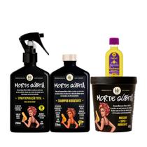 Kit Lola Morte Súbita Sh 250ml + Masc 450ml + Spray 250ml + Pinga! Óleo Pataúa e Moringa 50ml