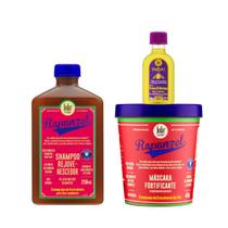 Kit Lola Rapunzel Sh 250ml + Masc 450ml + Pinga! Óleo Pataúa e Moringa 50ml
