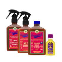 Kit Lola Rapunzel Sh 250ml + Spray Milk 250ml + Tônico 250ml + Pinga! Óleo Pataúa e Moringa 50ml Kit Lola Rapunzel Sh 250ml + Spray Milk 250ml + Tônico 250ml + Pinga! Óleo Pataúa e Moringa 50ml