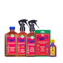 Kit Lola Rapunzel Sh + Spray Milk + Masc Sachê + Tônico + Pinga! Óleo Açaí e Pracaxi