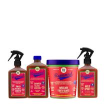 Kit Lola Rapunzel Shampoo, Mascara, Spray e Tonico 250ml Kit Lola Rapunzel Shampoo, Mascara, Spray e Tonico 250ml