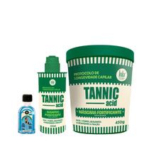 Kit Lola Tannic Acid com Shampoo, Máscara e Danos Vorazes Óleo Reparador Kit Lola Tannic Acid com Shampoo, Máscara e Danos Vorazes Óleo Reparador