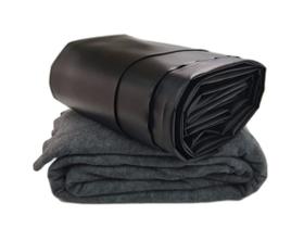 Kit Lona Geomembrana Pead 0,5mm 3x5 + Geotextil Bidim 15 M²