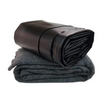 Kit Lona Para Lago Tanque Peixe Geomembrana PEAD 0,5mm 5x2 Com Manta Bidim Geotextil Proteção