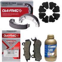 Kit Lona + Pastilha + Bucha + Fluido Titan160/ Fan160 Cbs 18