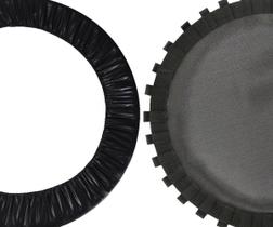 Kit Lona Tela Jump 36 Molas + Capa Saia De Proteção De Molas