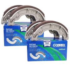 Kit Lonas de Freio Cg 150 Titan / Cg 150 Fan / Cg 160 Titan (Dianteira e Traseira) Standard Cobreq