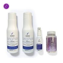 Kit Long Hair: Hidratação, Fortalecimento e Prevenção a Queda Pro Shed Professional Kit Long Hair: Hidratação, Fortalecimento e Prevenção a Queda Pro Shed Professional