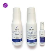 Kit Long Hair: Hidratação, Fortalecimento e Prevenção a Queda Shed Professional Kit Long Hair: Hidratação, Fortalecimento e Prevenção a Queda Shed Professional